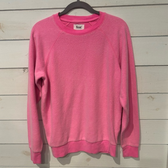 FEAT Clothing Blanket Blend Fleece Crew Pullover
Sweatshirt PINK S - Picture 1 of 11